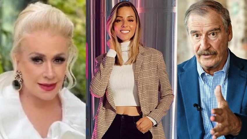 Laura Zapata apoya a Vicente Fox y humilla a Mariana Rodríguez: "Influencer de pacotilla"