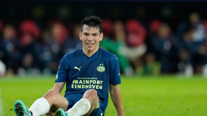 Hirving Lozano sale lesionado y recibe mala noticia en victoria del PSV en la Champions