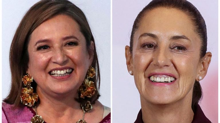 Xóchitl Gálvez busca vencer a Claudia Sheinbaum en las elecciones 2024. Foto: Internet