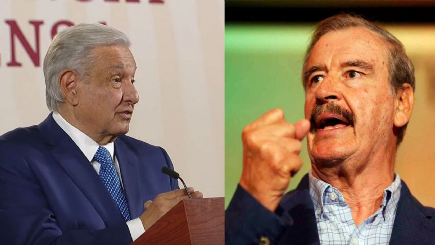 AMLO defiende a Vicente Fox tras la suspensión de su cuenta de X y le receta un Tafil