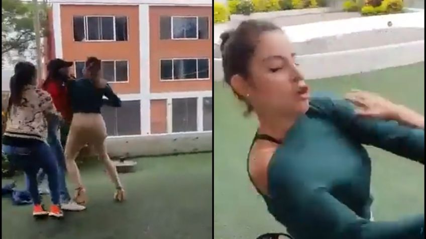 Exhiben en VIDEO a la madre de Patricio Pereyra, joven que agredió a guardia en Puebla