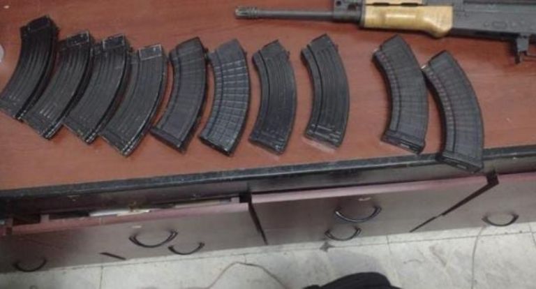 Aseguran armas en Ciudad Obregón. Foto: Facebook