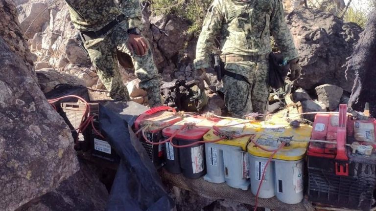 Destruyen campamentos del narco en Caborca Sonora