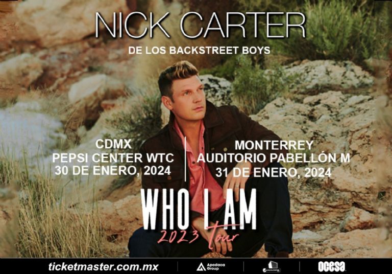 Nick Carter Anuncia Regreso Triunfal a México con su Gira Who I Am 2024 Tour