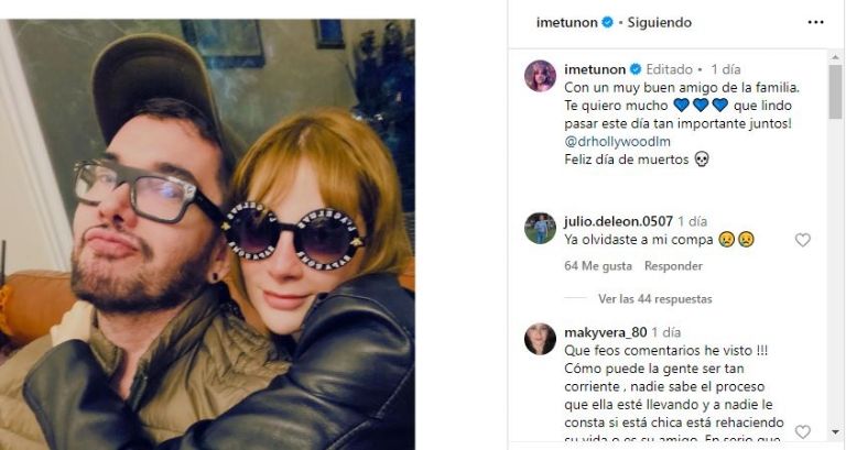 Fans destrozan a Imelda Tuñón por publicar foto con otro hombre