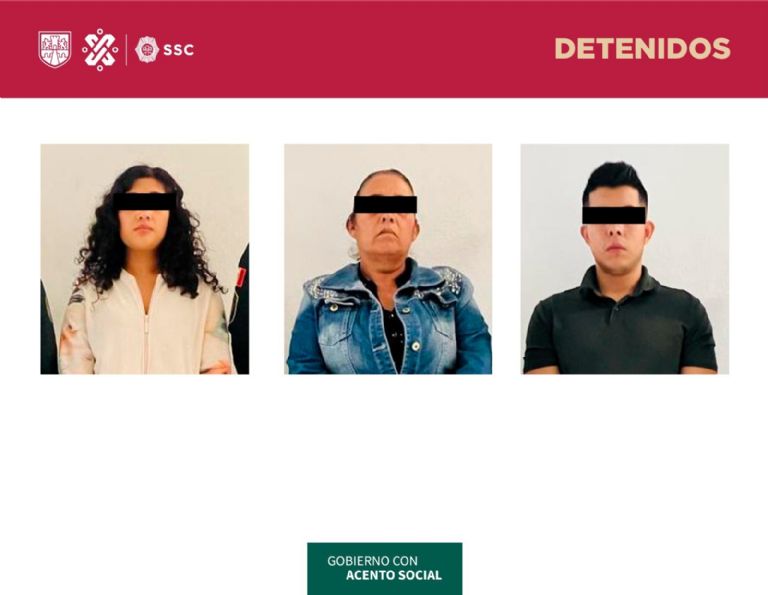 Detenidos con droga en CDMX