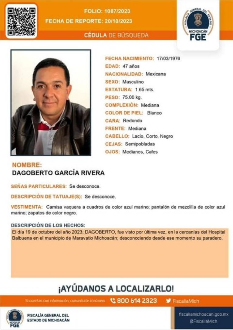 El líder de Morena estaba reportado como desaparecido. Foto: Twitter