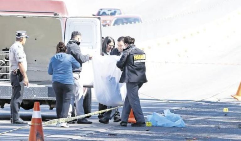 Motociclista aplastado en la Chamapa-Lechería