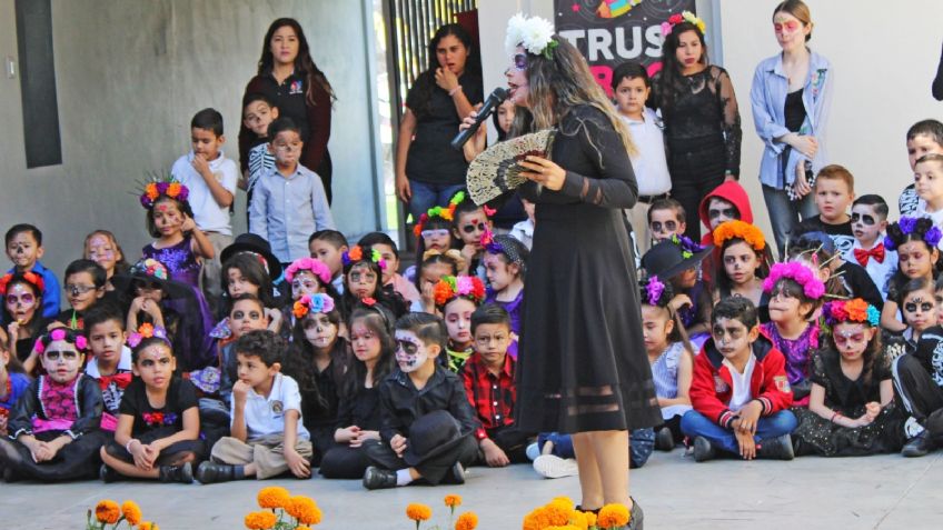 ¡A conservar las tradiciones! Todo un éxito la celebración del Día de Muertos en Colegio Venecia