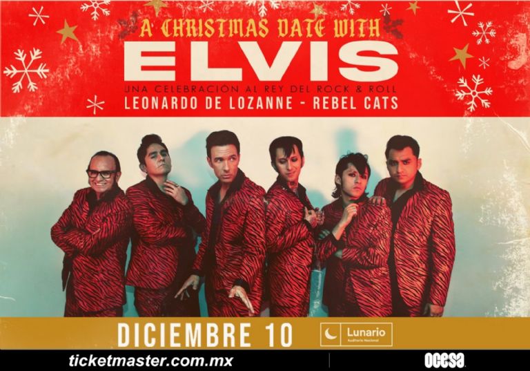 'A Christmas Date with Elvis': Leonardo de Lozanne y los Rebel Cats rinden homenaje al 'Rey'