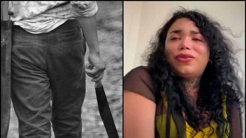 VIDEO: El escalofriante momento en que un sujeto amenaza a Paola Suárez con un machete