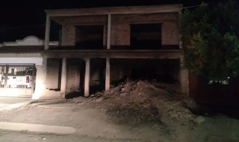 Calcinan a hombre en Ciudad Obregón, Sonora. Foto: Facebook