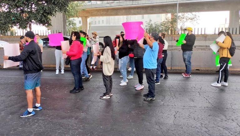 Bloqueo en Periférico Norte