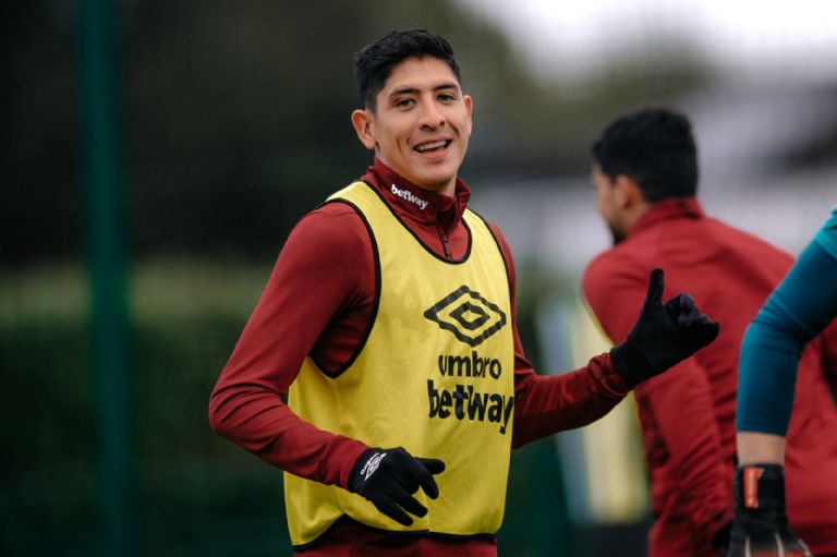 Edson Álvarez en el West Ham