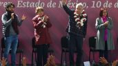 AMLO y Delfina Gómez garantizan programas sociales para familias del Estado de México