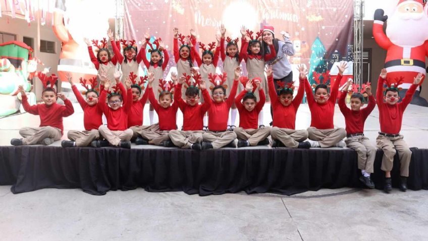 ¡Regalando sonrisas! El Colegio Venecia de Ciudad Obregón realiza festival navideño con causa