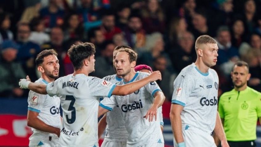 Girona sorprende en casa al Barcelona y recupera el liderato de la Liga española