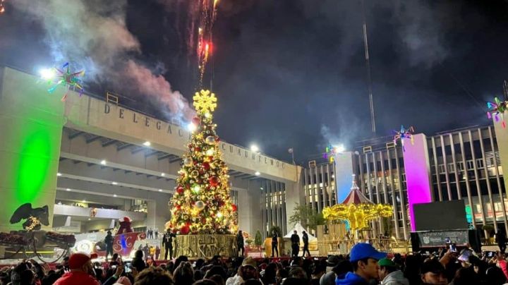 Sandra Cuevas y Adrián Rubalcava organizan mega posada en la explanada de la Cuauhtémoc
