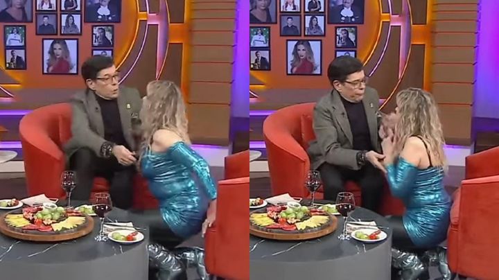 Shanik Berman se humilla en Televisa al pedirle perdón de rodillas a Pepillo Origel