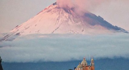 FOTOS: Así amaneció el Popocatépetl este jueves; 'Don Goyo' se pinta de blanco