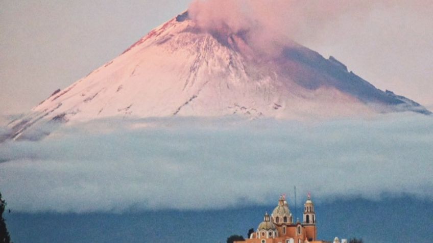 FOTOS: Así amaneció el Popocatépetl este jueves; 'Don Goyo' se pinta de blanco