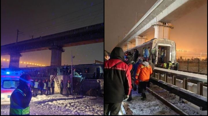 VIDEO: 515 personas son hospitalizadas tras violento accidente del metro en China