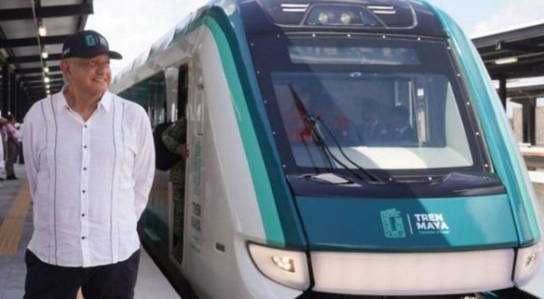AMLO justifica suspensión de servicio en Tren Maya