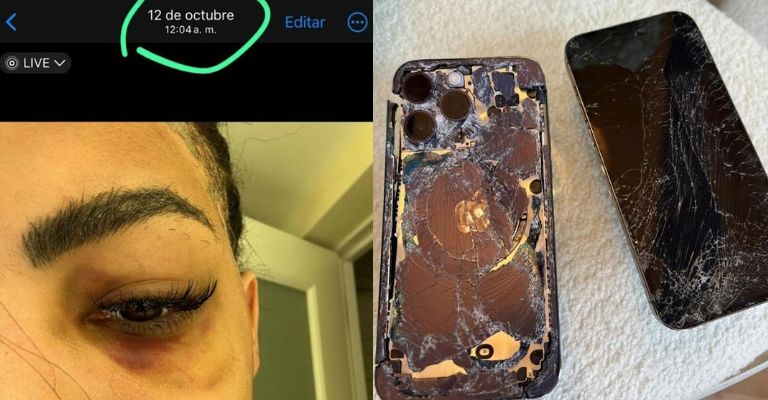Yailin es arrestada por agredir a Tekashi con un cuchillo y filtran fotos