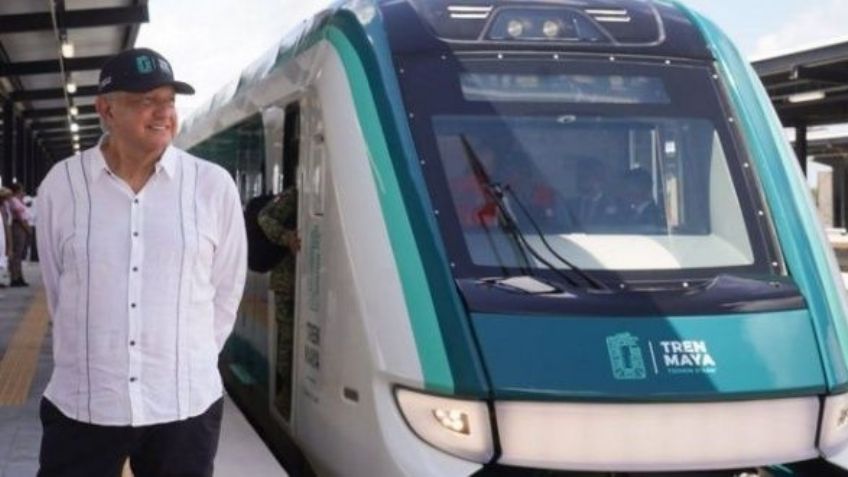AMLO inaugura primer tramo del Tren Maya, "obra magna" del Gobierno de la 4T
