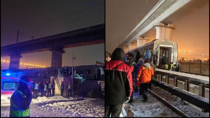 VIDEO: 515 personas son hospitalizadas tras violento accidente del metro en China