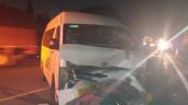 Fatídico accidente: Conductor de combi muere al chocar en el Circuito Exterior Mexiquense