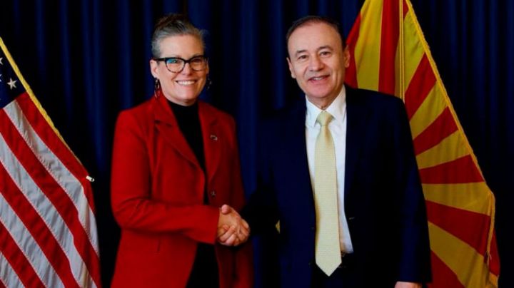 Alfonso Durazo se reúne con gobernadora de Arizona y se comprometen a trabajar en conjunto