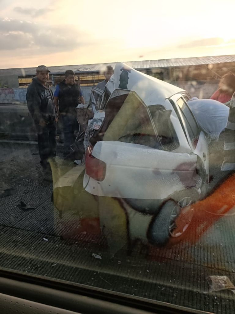 Accidente en el Paso Express Cuernavaca