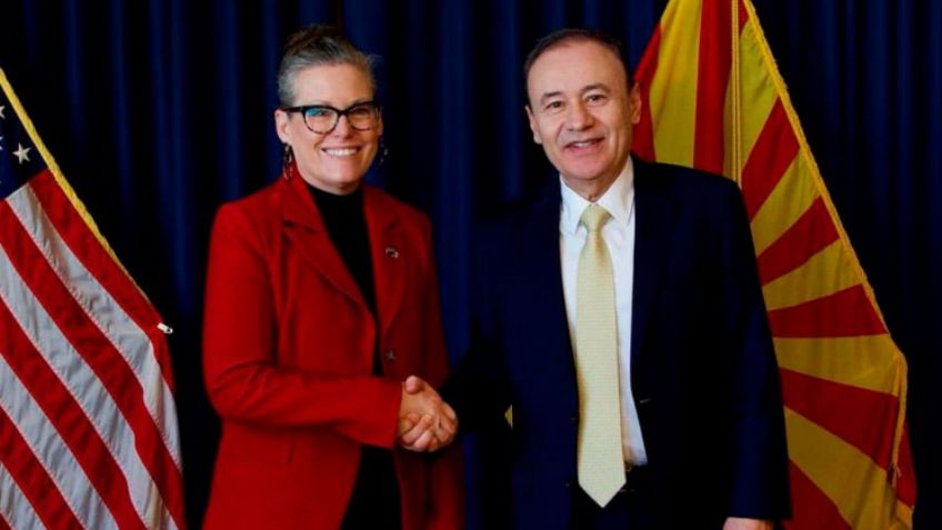 Alfonso Durazo se reúne con gobernadora de Arizona y se comprometen a trabajar en conjunto