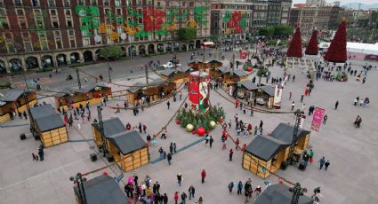 Así luce la Verbena Navideña en el Zócalo de la CDMX; estos artistas se presentarán