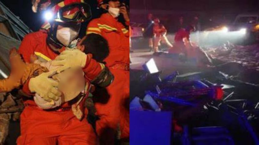 VIDEO Terremoto golpea a China; se registran 111 muertos y más de 200 heridos