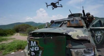 En Michoacán reportan enfrentamientos armados y ataques con drones; hay un oficial herido