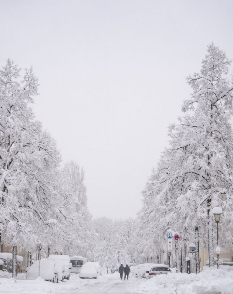 FOTOS: Por fuerte nevada aplazan partido entre Bayern Munich y Unión Berlín en Bundesliga