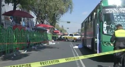 Trágico final:  Mujer muere atropellada en calles del Centro Histórico de la CDMX