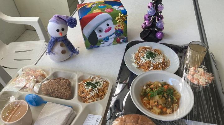 No solo es en 'El Torito' y los reclusorios; Hospitales de la CDMX ofrecen cena de Navidad