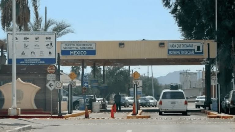 Sigue el cierre de la garita Lukeville. Foto: Twitter