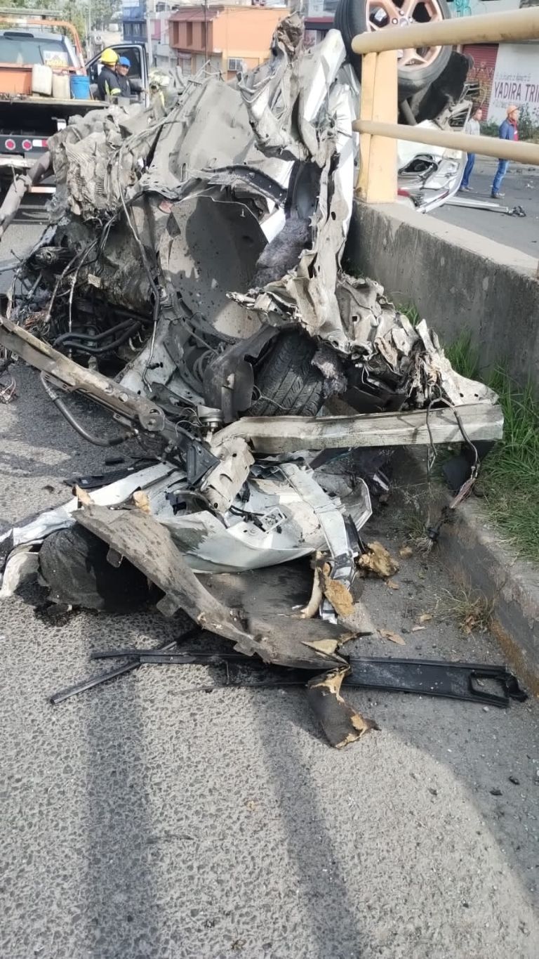 Brutal accidente en Atizapán