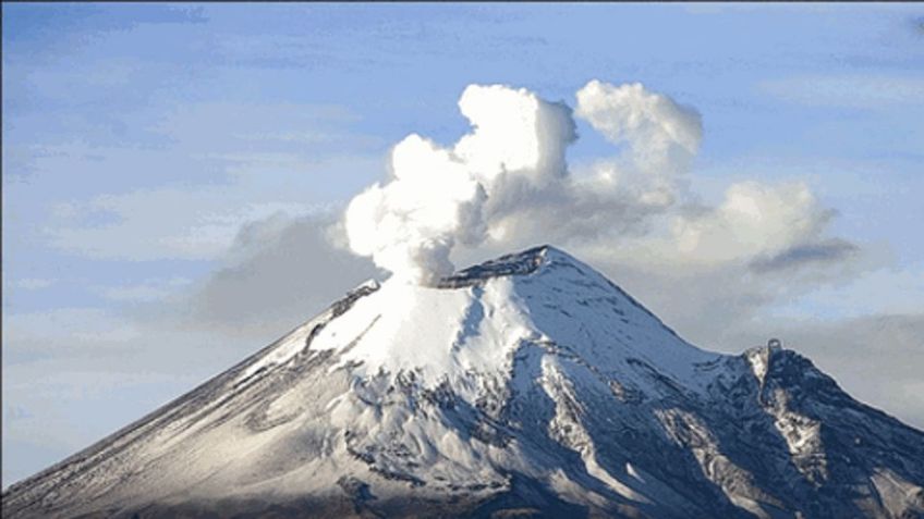 En las últimas 24 horas, el Popocatépetl registra 36 exhalaciones