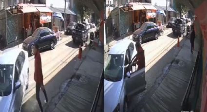 VIDEO: Conductor es agredido por el hombre que le chocó en Coyoacán, CDMX