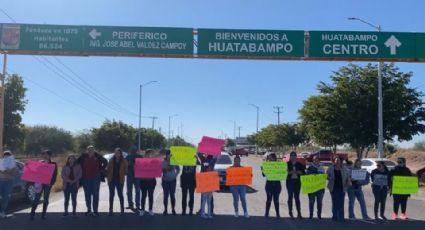 Padres de familia bloquean la entrada a Huatabampo por cierre de estancia infantil