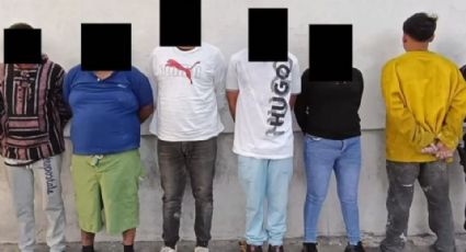 Detienen a 7 adultos y 1 menor de edad miembros de un grupo criminal en Juárez, Nuevo León