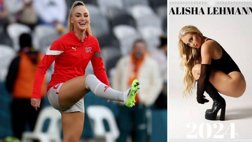 La futbolista Alisha Lehmann consiente a sus seguidores con calendario 2024