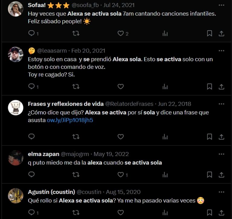 Asistentes virtuales tienen comportamientos extraños 