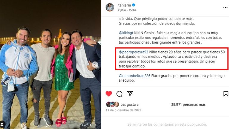 El primer mensaje de Tania Rincón a su actual novio