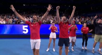 VIDEO: Así recibió Novak Djokovic el Año Nuevo 2024 justo tras ganar en la United Cup